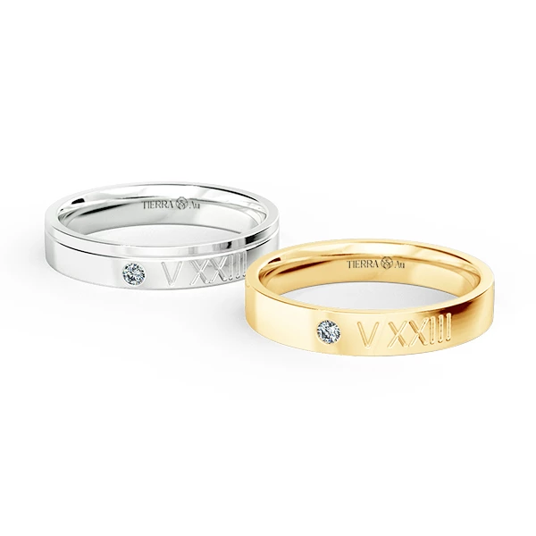 Modern Wedding Band Set NCC2036 1